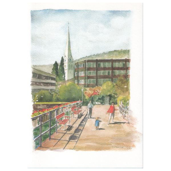 133 - Kirche Horgen vom Schiffsteg aus