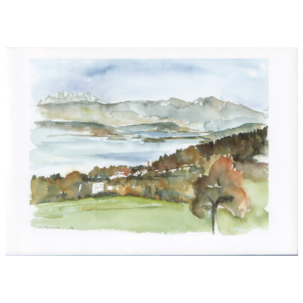 004 - Zürichsee mit Säntis